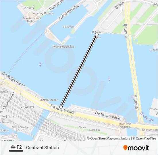 F2 Ferry Line Map