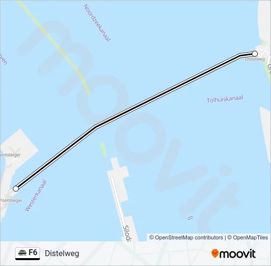 F6 Ferry Line Map