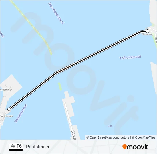 F6 Ferry Line Map