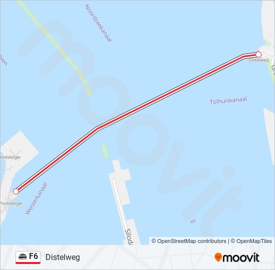 F6 ferry Line Map