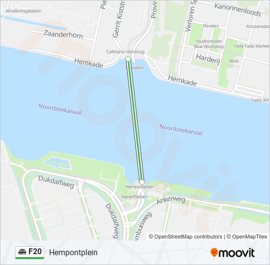 F20 ferry Line Map