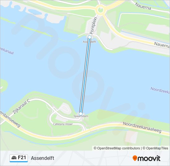 F21 ferry Line Map