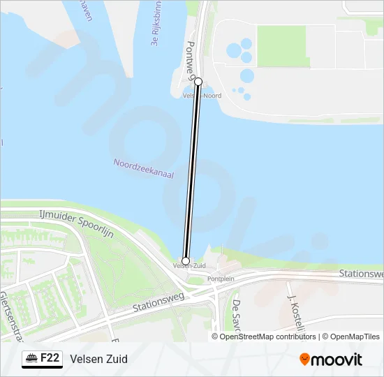 F22 Ferry Line Map