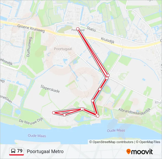 79 Bus Line Map