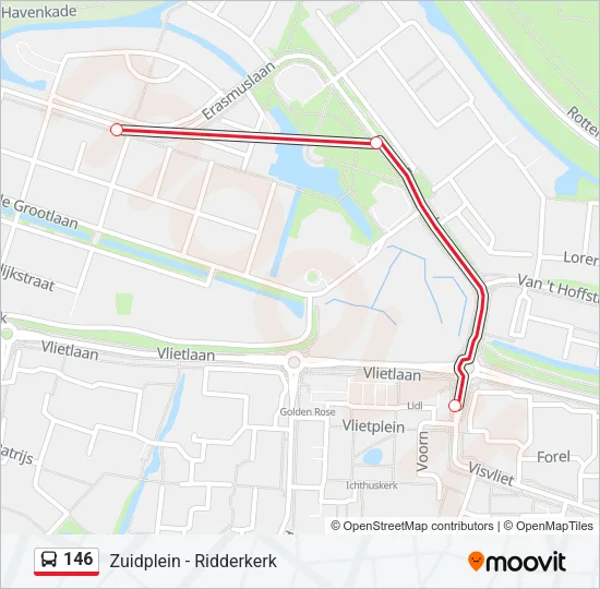 146 Bus Line Map