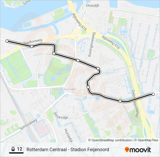 12 Light Rail Line Map