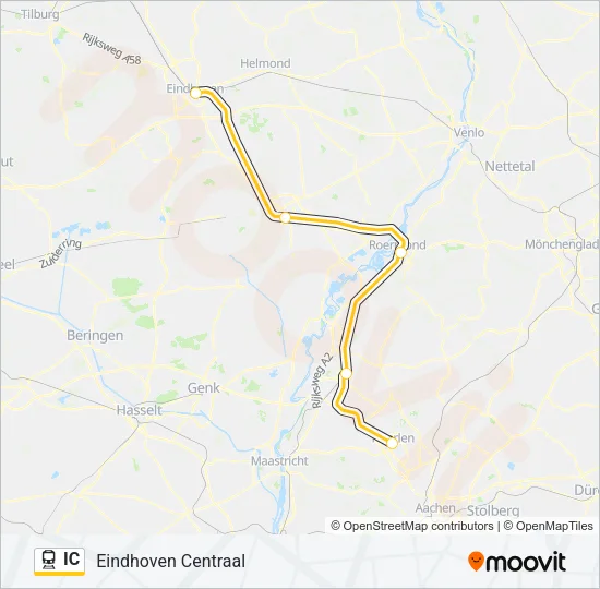 IC Train Line Map