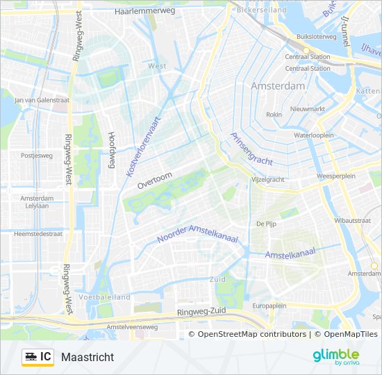 IC train Line Map