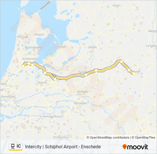 IC Train Line Map