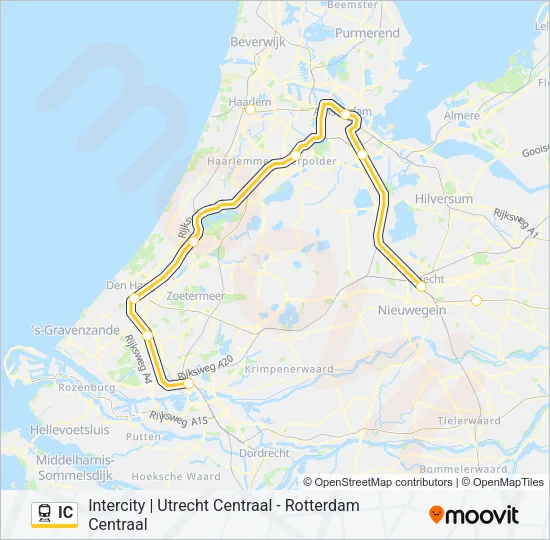 IC Train Line Map