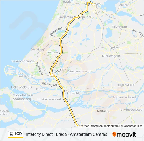 ICD Train Line Map