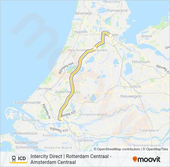 ICD Train Line Map