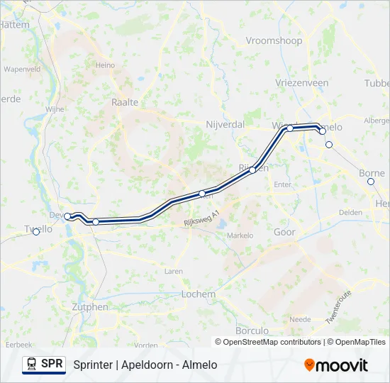 SPR Train Line Map