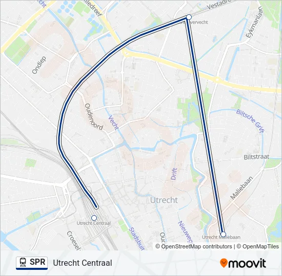 SPR Train Line Map