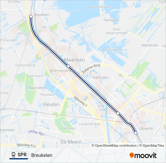 SPR Train Line Map