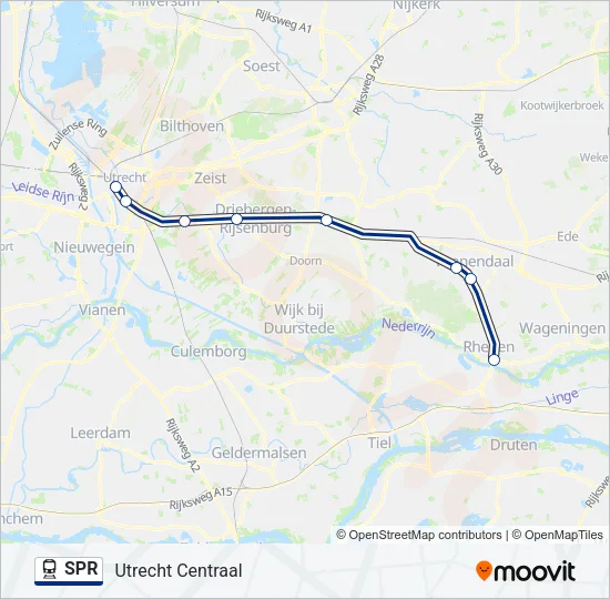 SPR Train Line Map
