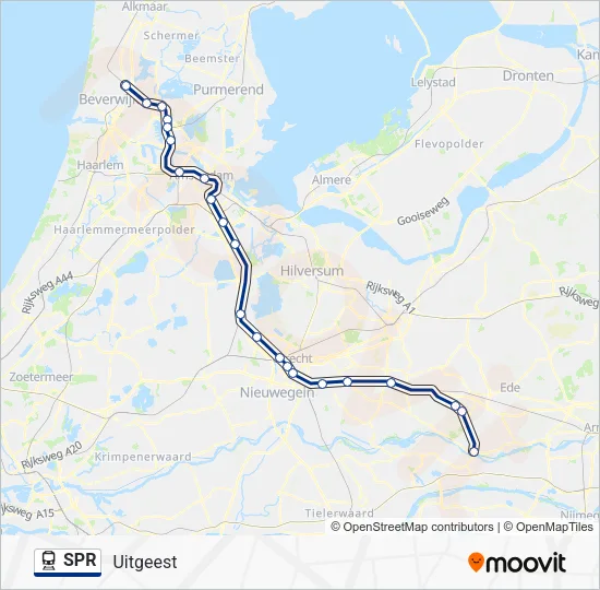 SPR Train Line Map