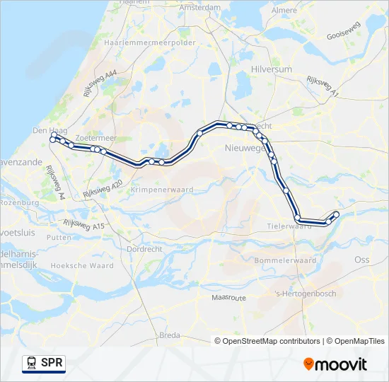 SPR Train Line Map