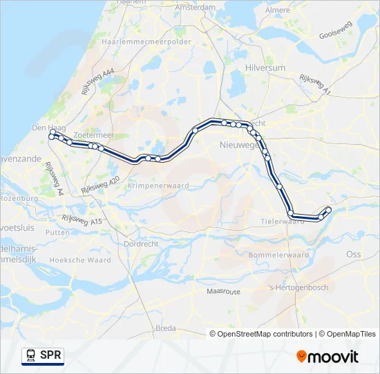 SPR Train Line Map