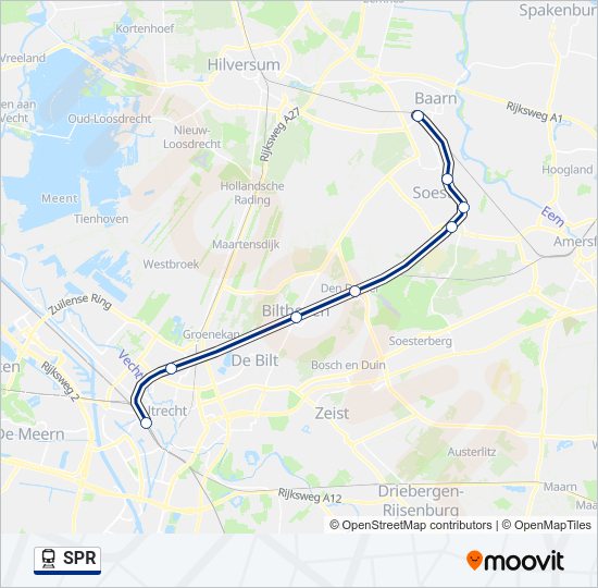 SPR Train Line Map