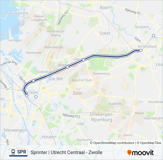 SPR Train Line Map