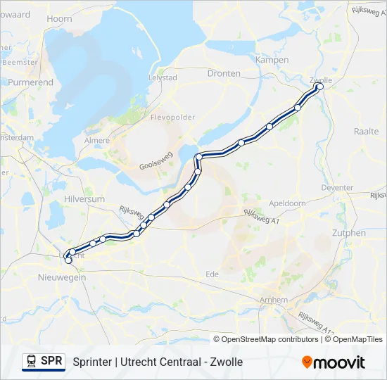 SPR Train Line Map