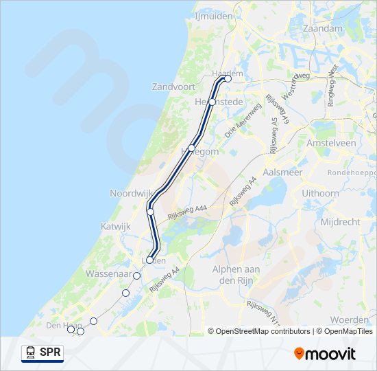 SPR Train Line Map