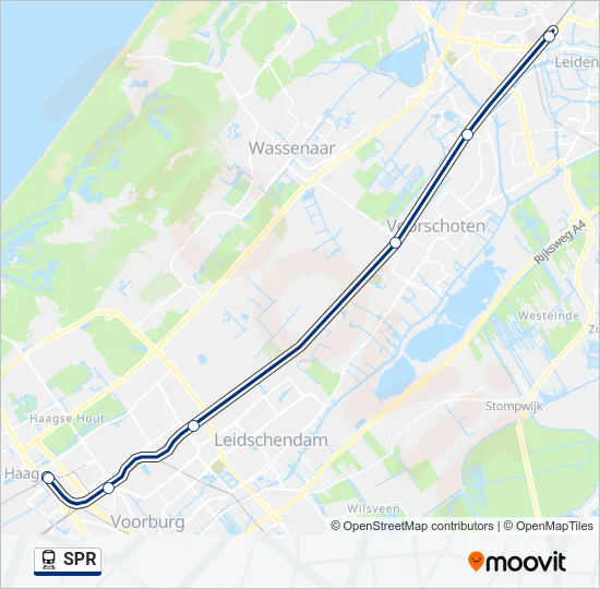 SPR Train Line Map