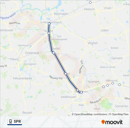 SPR Train Line Map