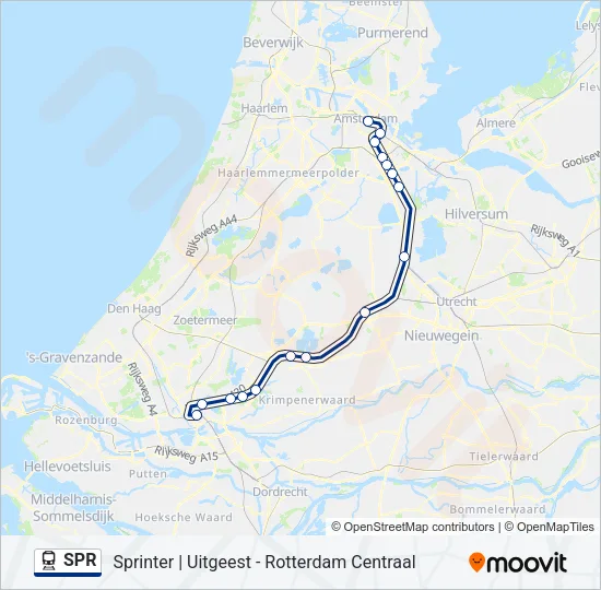 SPR Train Line Map