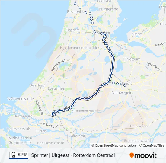 SPR Train Line Map