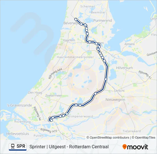 SPR Train Line Map