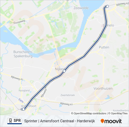 SPR Train Line Map