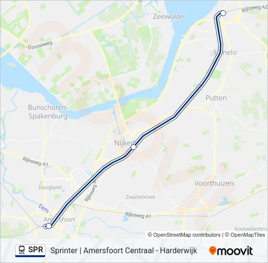 SPR Train Line Map