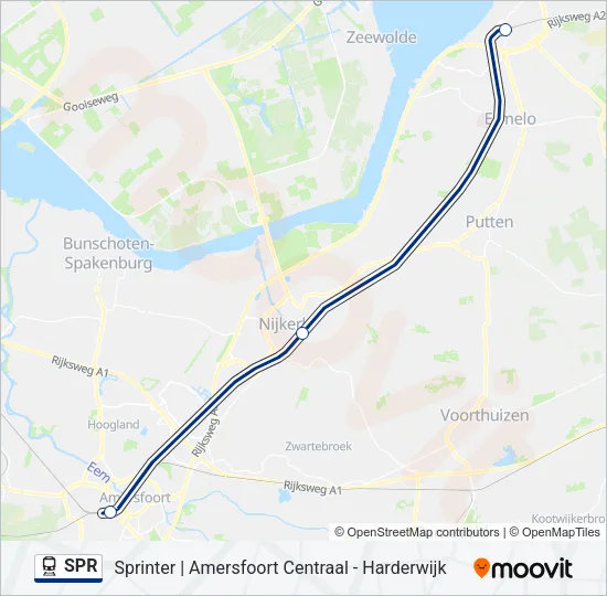 SPR Train Line Map