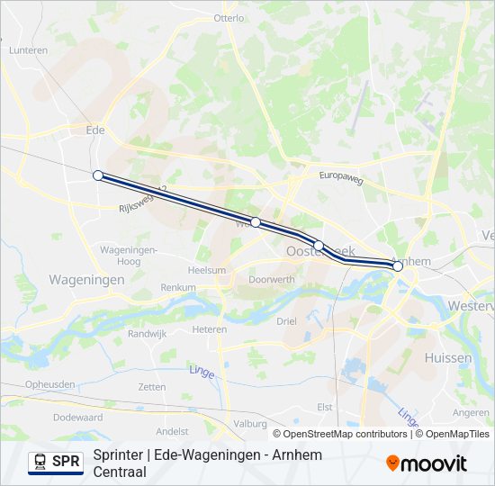 SPR Train Line Map