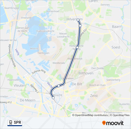 SPR Train Line Map