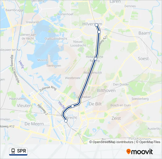 SPR Train Line Map