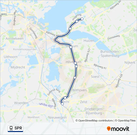 SPR Train Line Map