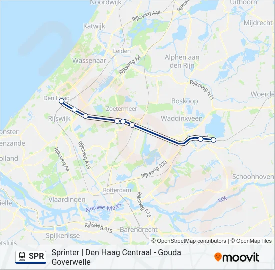 SPR Train Line Map
