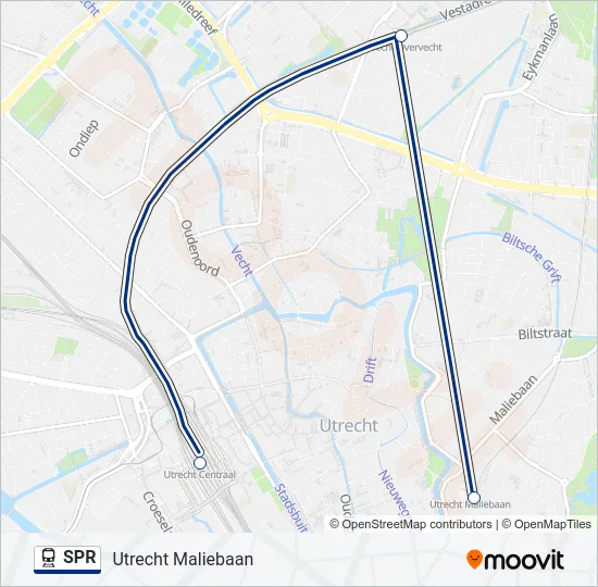 SPR Train Line Map
