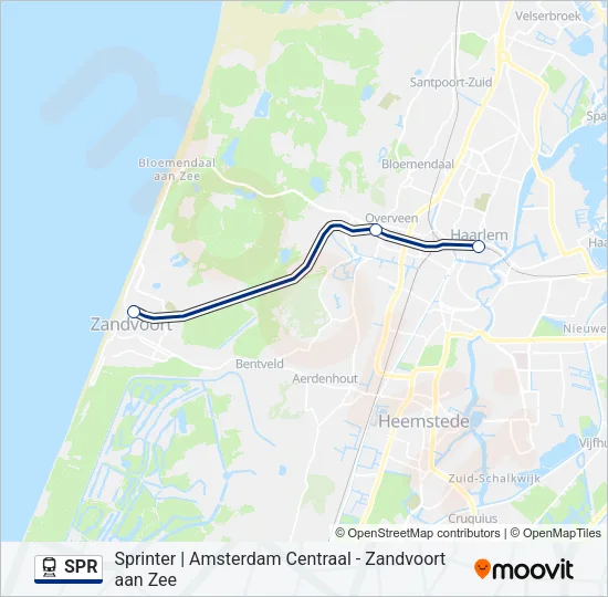 SPR Train Line Map