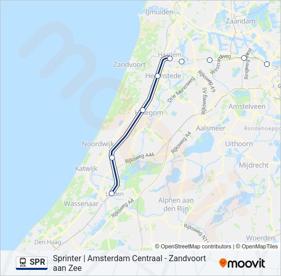SPR Train Line Map