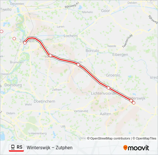 RS Train Line Map