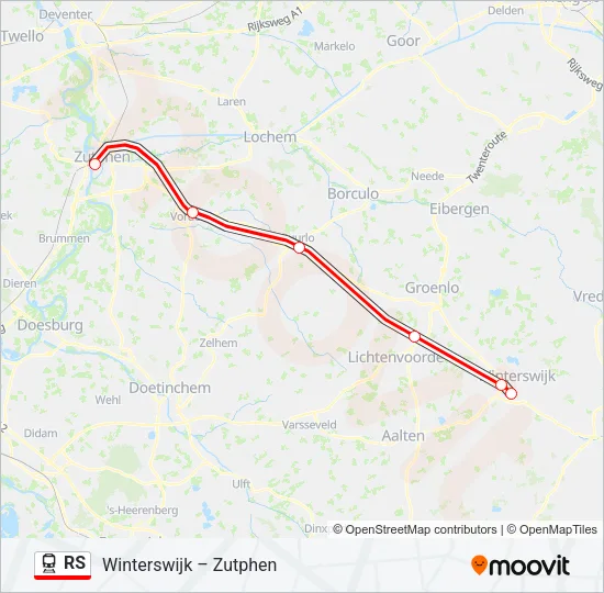 RS Train Line Map