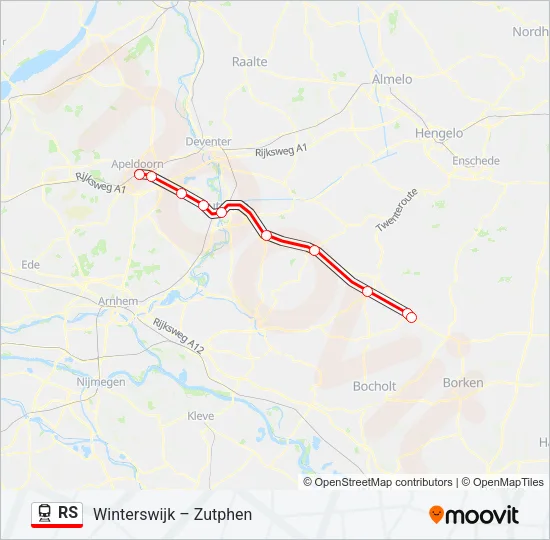 RS Train Line Map