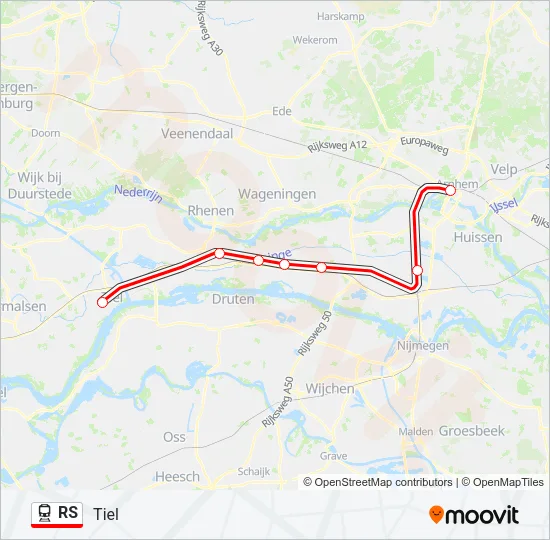 RS Train Line Map