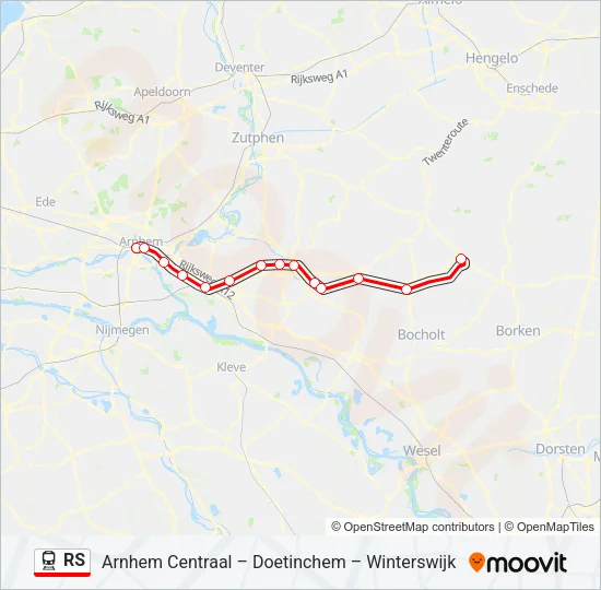 RS Train Line Map