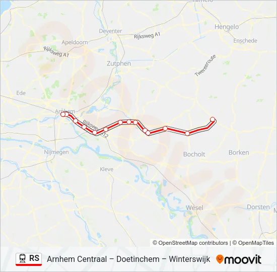 RS Train Line Map