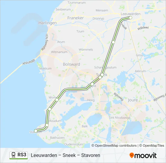 RS3 Train Line Map